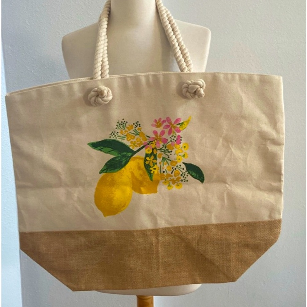 Shabby Chic BOUTIQUE Floral Reusable Tote Bag